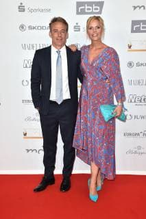 Marco Girnth and Melanie Marschke at the award ceremony The Goldene Henne on 28 09 2018 in Leipzig The Goldene Henne 2018 Awarded in Leipzig