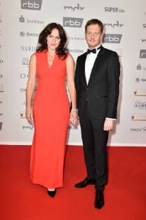Michael Kretschmer and Annett Hofmann at the award ceremony The Goldene Henne on 28 09 2018 in Leipzig The Goldene Henne 2018 Awarded in Leipzig