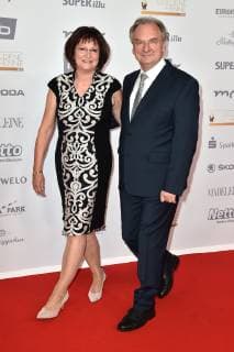 Reiner Haseloff and his wife Gabriele at the award ceremony The Goldene Henne on 28 09 2018 in Leipzig The Goldene Henne 2018 Awarded in Leipzig