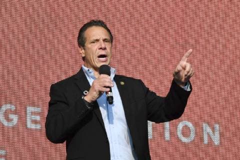 NEW YORK, NY - SEPTEMBER 29: Governor Andrew Cuomo at the 2018 Global Citizens Music Festival in Central Park, New York City on September 29, 2018. Copyright: xJohnxPalmerx