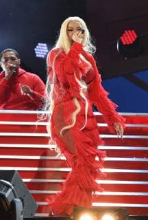 NEW YORK, NY - SEPTEMBER 29: Cardi B at the 2018 Global Citizens Music Festival in Central Park, New York City on September 29, 2018. Copyright: xJohnxPalmerx