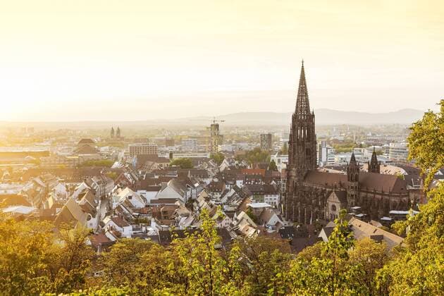 DEU Germany Freiburg im Breisgau 16 09 2018 Freiburg im Breisgau Münster For a long time without scaffolding