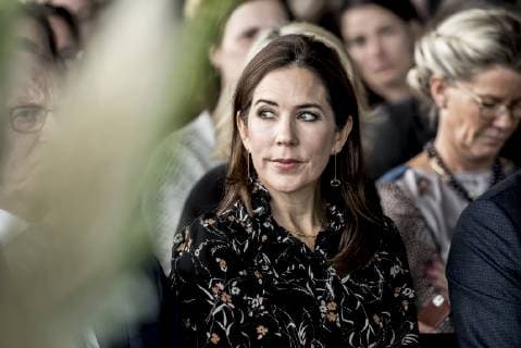 Kopenhagen, Kronprinzessin Mary besucht InnoTalk Kronprinsesse Mary under Innovationsfondens InnoTalk i skuespilhuset i Koebenhavn, mandag den 1. oktober 2018.. , Copenhagen Denmark  Copyright: RitzauxScanpix MadsxClausxRasmussenx COP103 spdk20181001-150647-L