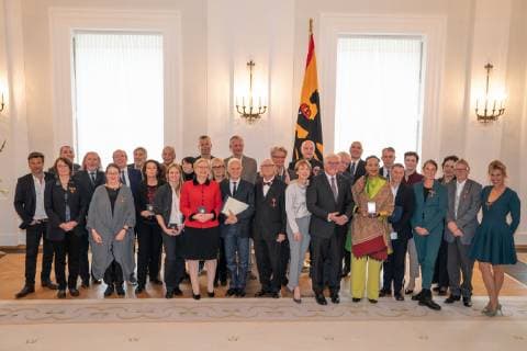 Federal President Frank Walter Steinmeier Christian Constructio