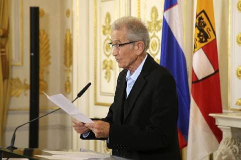 Florjan Lipus at the presentation of the Grand Austrian State Prize 2018 to Florjan Lipus in the Federal Chancellery Vienna 01 10 2018 Foto:xF.xJ.xMorgenbesserx xFuturexImage