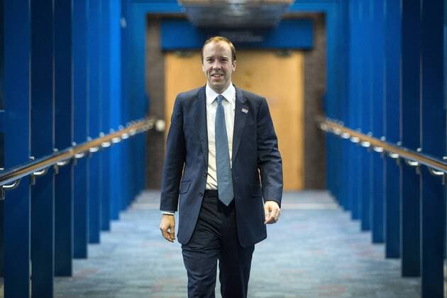 October 3, 2018 - Birmingham, West Midlands, UK - Birmingham, UK. Matt Hancock today ahead of Prime Minister Theresa May s speech on the final day of the Conservative Party Conference being held at the International Convention Centre in Birmingham. Birmingham UK  - ZUMAl94_ 20181003_zaf_l94_006 Copyright: xAndrewxMccarenx
