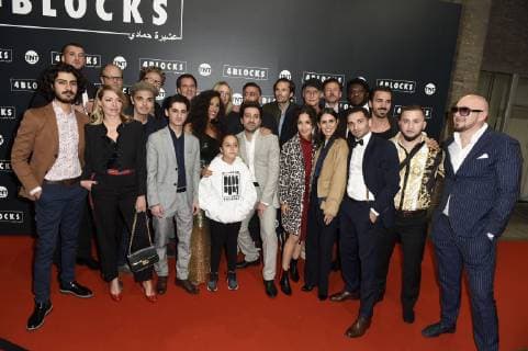 Cast and crew at the premiere of the TNT series 4 blocks season 2 at the cinema International Berlin 04 10 2018 Foto:xF.xKernx xFuturexImage