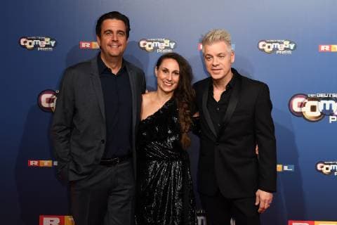 The German Comedy Award 2018 on 07 10 2018 at the Brainpool Studio in Cologne Bastian Pastewka Heidrun Buchmaier and Michael Mittermeier xRx