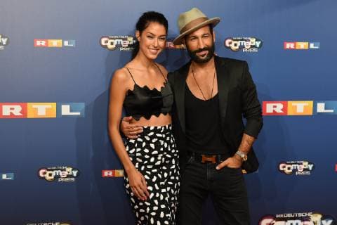 The German Comedy Award 2018 on 07 10 2018 at the Brainpool Studio in Cologne Rebecca Mir and Massimo Sinato xRx