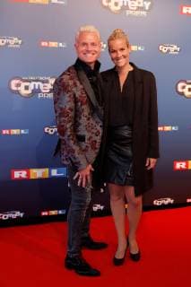 Guido Cantz and his wife Kerstin Ricker at the ceremony The German Comedy Award 2018 on 7 10 2018 in Koeln German Comedy Award 2018 in Koeln