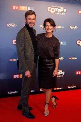 Jochen Schropp and Marlene Lufen at the presentation of the German Comedy Award 2018 on 7 10 2018 in Koeln German Comedy Award 2018 in Koeln