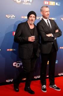 Torsten Sträter and Sebastian Pufpaff at the award ceremony The German Comedy Prize 2018 on 7 10 2018 in Koeln German Comedy Award 2018 in Koeln
