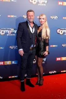 Jenke von Wilmsdorff and Mia Bergmann at the presentation of the German Comedy Award 2018 on 7 10 2018 in Koeln German Comedy Award 2018 in Koeln
