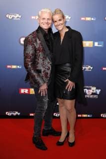 Guido Cantz with his wife Kerstin Ricker at the presentation of the 22 German Comedy Award 2018 in the Brainpool Studios Cologne 07 10 2018 Foto:xC.xHardtx xFuturexImage