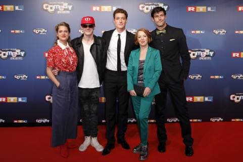 Bettina Burchard Vincent Krüger Daniel Donskoy Susi Banzhaf and Michael Raphael at the presentation of the 22 German Comedy Award 2018 in the Brainpool Studios Cologne 07 10 2018 Foto:xC.xHardtx xFuturexImage