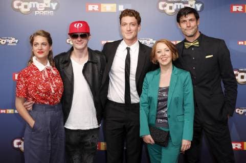 Bettina Burchard Vincent Krüger Daniel Donskoy Susi Banzhaf and Michael Raphael at the presentation of the 22 German Comedy Award 2018 in the Brainpool Studios Cologne 07 10 2018 Foto:xC.xHardtx xFuturexImage