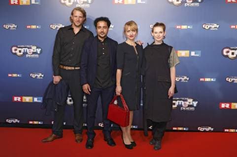 Guest Omar El Saeidi Christina Große and Nadja Bobyleva at the presentation of the 22 German Comedy Award 2018 in the Brainpool Studios Cologne 07 10 2018 Foto:xC.xHardtx xFuturexImage