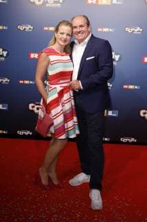 Wolfram Kons with his wife Alexa Apermann at the presentation of the 22 German Comedy Award 2018 in the Brainpool Studios Cologne 07 10 2018 Foto:xC.xHardtx xFuturexImage
