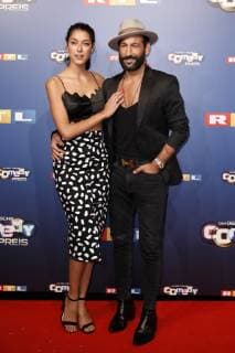Rebecca Mir with partner Massimo Sinato at the presentation of the 22 German Comedy Award 2018 in the Brainpool Studios Cologne 07 10 2018 Foto:xC.xHardtx xFuturexImage