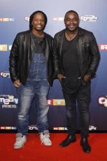 Mola Adebisi and Nelson Müller at the presentation of the 22 German Comedy Award 2018 in the Brainpool Studios Cologne 07 10 2018 Foto:xC.xHardtx xFuturexImage