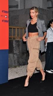 Model Hailey Baldwin attends the event Tommy Hilfiger Presents Tokyo Icons in Tokyo, Japan on October 8, 2018.  TKP2018100808 KEIZOxMORI