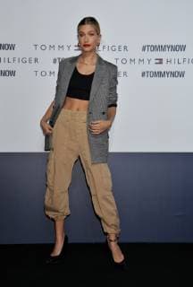 Model Hailey Baldwin attends the event Tommy Hilfiger Presents Tokyo Icons in Tokyo, Japan on October 8, 2018.  TKP2018100810 KEIZOxMORI
