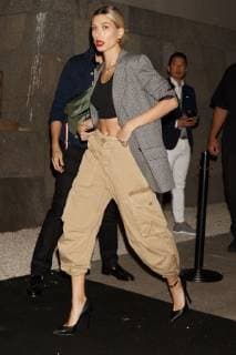American model Hailey Baldwin attends the Tokyo Icons event on October 8, 2018, Tokyo, Japan. The American fashion brand Tommy Hilfiger presented its Fall 2018 collection in Tokyo inviting international and Japanese celebrities such as F1 race driver Lewis Hamilton and model and Justin Bieber s wife Hailey Baldwin.  (gxta_THJIcons001)