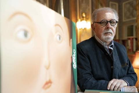 October 9, 2018 - Madrid, Spain - The teacher Fernando Botero during the presentation of the book Women of Botero (Las mujeres de Botero) Madrid, Spain. October 9, 2018 Madrid Spain  - ZUMAn230 20181009_zaa_n230_190 Copyright: xOscarxGonzalezx