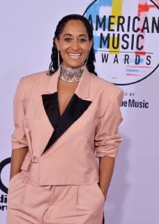 Actress Tracee Ellis Ross arrives for the 46th annual American Music Awards at the Microsoft Theater in Los Angeles on October 9, 2018.  LAP20181009025 JIMxRUYMEN