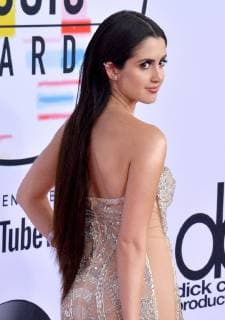 Actress Laura Marano arrives for the 46th annual American Music Awards at the Microsoft Theater in Los Angeles on October 9, 2018.  LAP20181009092 JIMxRUYMEN