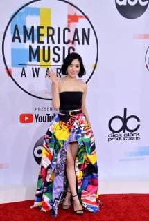 Singer Tiffany Young arrives for the 46th annual American Music Awards at the Microsoft Theater in Los Angeles on October 9, 2018.  LAP20181009101 JIMxRUYMEN