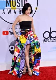 Singer Tiffany Young arrives for the 46th annual American Music Awards at the Microsoft Theater in Los Angeles on October 9, 2018.  LAP20181009100 JIMxRUYMEN