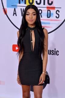 Actress Teala Dunn arrives for the 46th annual American Music Awards at the Microsoft Theater in Los Angeles on October 9, 2018.  LAP20181009055 JIMxRUYMEN