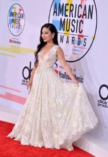 Actress Lana Condor arrives for the 46th annual American Music Awards at the Microsoft Theater in Los Angeles on October 9, 2018.  LAP20181009056 JIMxRUYMEN