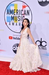Actress Lana Condor arrives for the 46th annual American Music Awards at the Microsoft Theater in Los Angeles on October 9, 2018.  LAP20181009057 JIMxRUYMEN