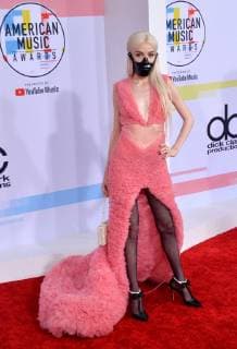 Singer Poppy arrives for the 46th annual American Music Awards at the Microsoft Theater in Los Angeles on October 9, 2018.  LAP20181009147 JIMxRUYMEN