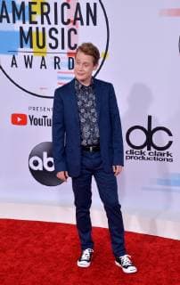Actor Macaulay Culkin arrives for the 46th annual American Music Awards at the Microsoft Theater in Los Angeles on October 9, 2018.  LAP20181009184 JIMxRUYMEN