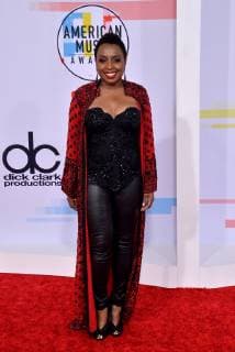 Singer Ledisi arrives for the 46th annual American Music Awards at the Microsoft Theater in Los Angeles on October 9, 2018.  LAP20181009191 JIMxRUYMEN
