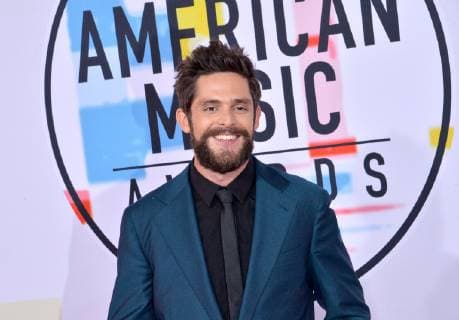 Singer Thomas Rhett arrives for the 46th annual American Music Awards at the Microsoft Theater in Los Angeles on October 9, 2018.  LAP20181009195 JIMxRUYMEN