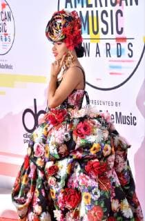 Singer Cardi B arrives for the 46th annual American Music Awards at the Microsoft Theater in Los Angeles on October 9, 2018.  LAP20181009240 JIMxRUYMEN