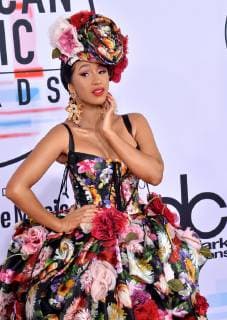Singer Cardi B arrives for the 46th annual American Music Awards at the Microsoft Theater in Los Angeles on October 9, 2018.  LAP20181009246 JIMxRUYMEN