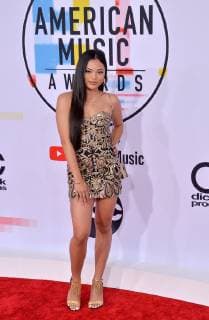 Mimi Saballa arrives for the 46th annual American Music Awards at the Microsoft Theater in Los Angeles on October 9, 2018.  LAP20181009392 JIMxRUYMEN