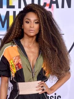 Singer Ciara arrives for the 46th annual American Music Awards at the Microsoft Theater in Los Angeles on October 9, 2018.  LAP20181009437 JIMxRUYMEN