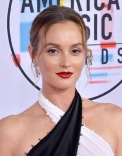 Actress Leighton Meester arrives for the 46th annual American Music Awards at the Microsoft Theater in Los Angeles on October 9, 2018.  LAP20181009444 JIMxRUYMEN