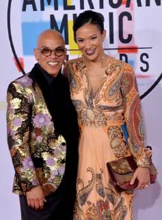 Rickey Minor and Rachel Montez Minor arrive for the 46th annual American Music Awards at the Microsoft Theater in Los Angeles on October 9, 2018.  LAP20181009495 JIMxRUYMEN