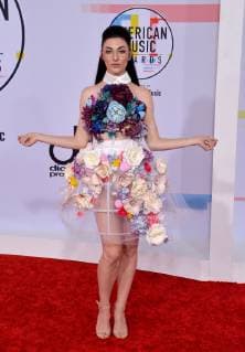 Singer Qveen Herby arrive for the 46th annual American Music Awards at the Microsoft Theater in Los Angeles on October 9, 2018.  LAP20181009497 JIMxRUYMEN