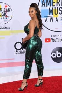 09 October 2018 - Los Angeles, California - Nia Souix. 2018 American Music Awards - Arrivals held at the Microsoft Theater. Photo Credit: Birdie Thompson AdMedia 231061 2018-10-09 CA Los Angeles Etats-Unis  Copyright: xAdMediax STAR_231061_234