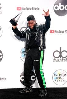 LOS ANGELES, CA - OCTOBER 09: Khalid, winner of the Favorite Male Artist - Soul R&B award, poses in the press room during the 2018 American Music Awards at Microsoft Theater on October 9, 2018 in Los Angeles, California. (Photo by imageSPACE MediaPunch) Copyright: ximageSPACE MediaPunchx