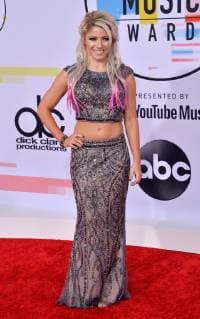 Wrestler Alexa Bliss arrives for the 46th annual American Music Awards at the Microsoft Theater in Los Angeles on October 9, 2018.  LAP20181009560 JIMxRUYMEN