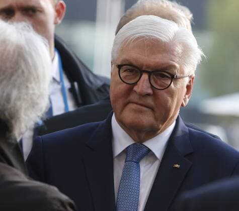 Germany: President at the Frankfurt Book Fair 2018 German President Frank-Walter Steinmeier arrives at the Frankfurt Book Fair to open the Frankfurt Pavilion. The 70th Frankfurt Book Fair 2018 is the world largest book fair with over 7,000 exhibitors and over 250,000 expected visitors. It is open from the 10th to the 14th October with the last two days being open to the general public. Frankfurt Hesse Germany Messe Frankfurt  MichaelxDebets